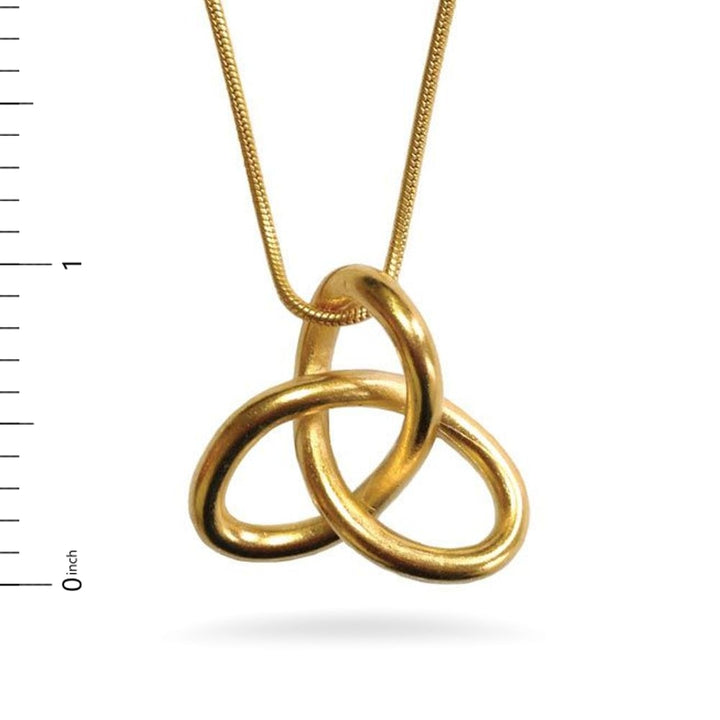 Gordian Knot Pendant on Chain, 18?ǥ