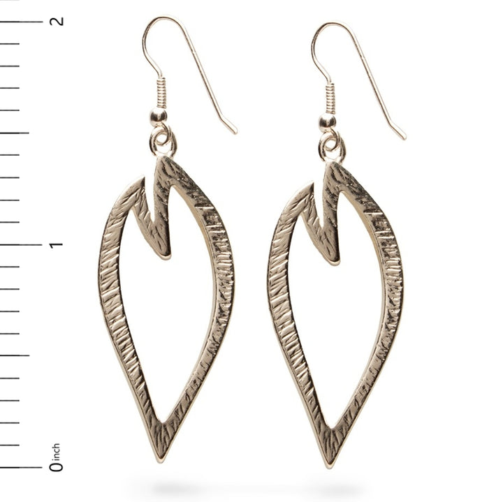 Leaf Feather Earrings