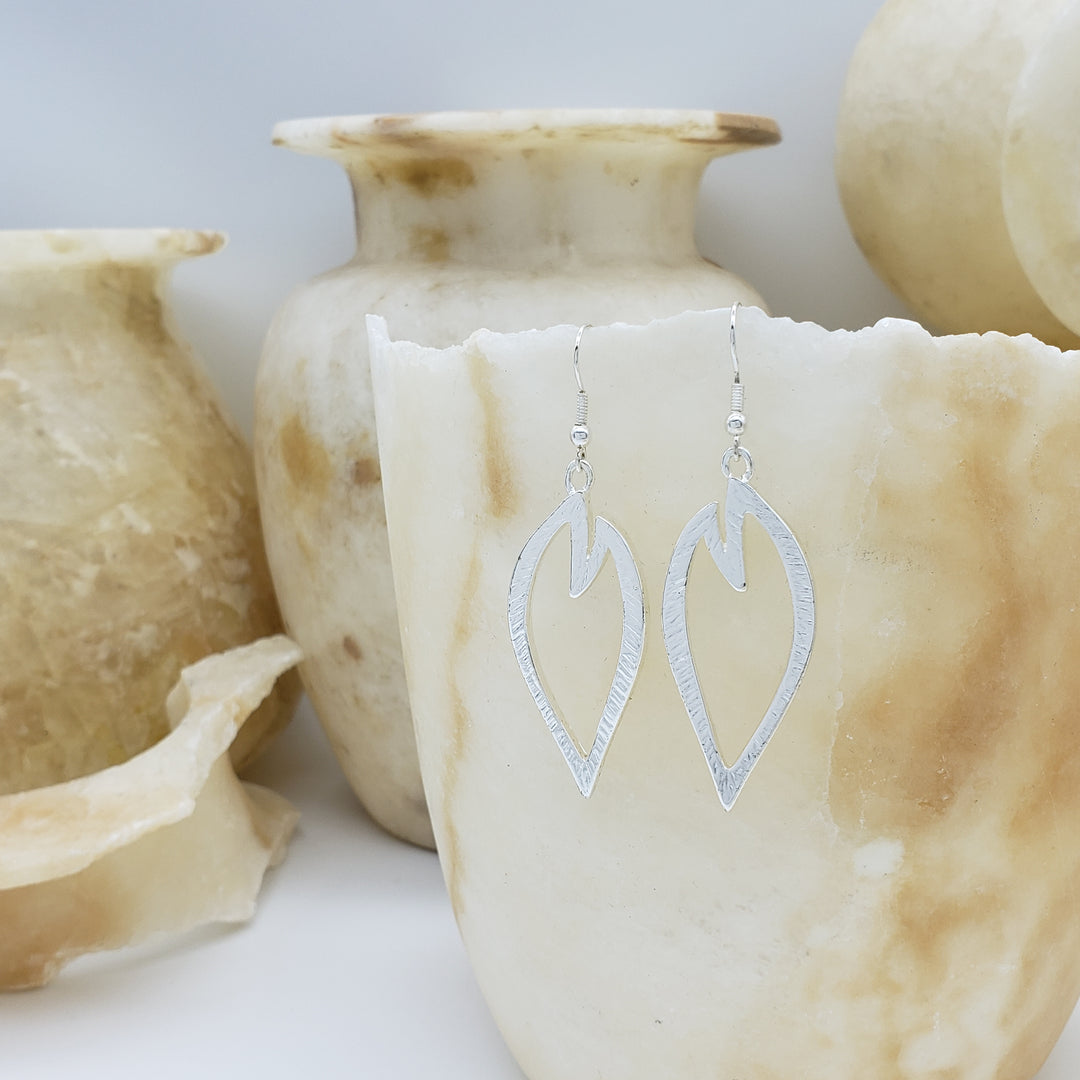 Leaf Feather Earrings