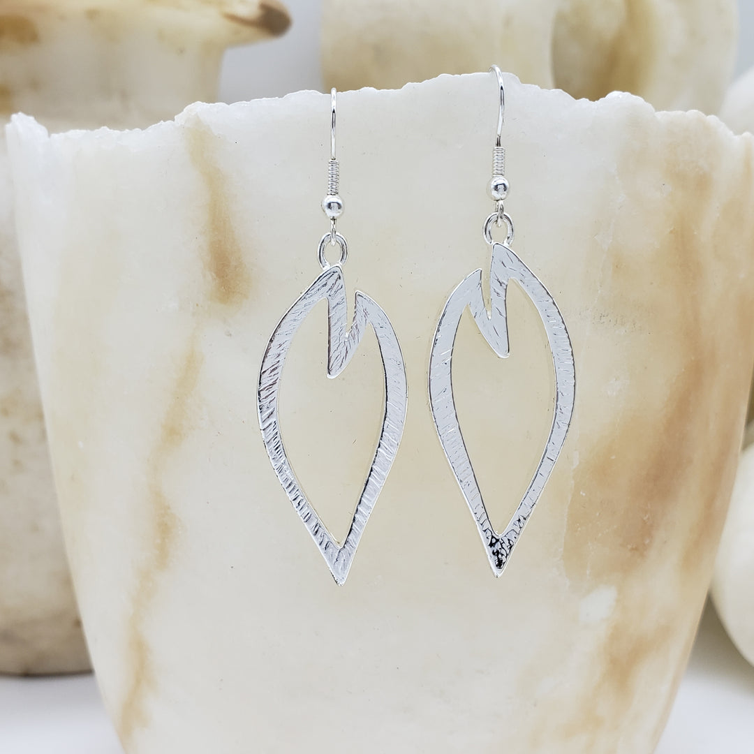 Leaf Feather Earrings