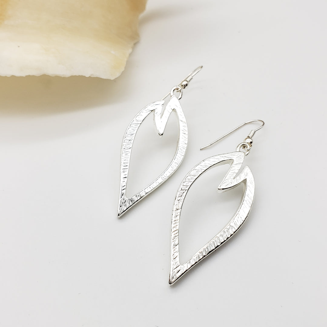 Leaf Feather Earrings