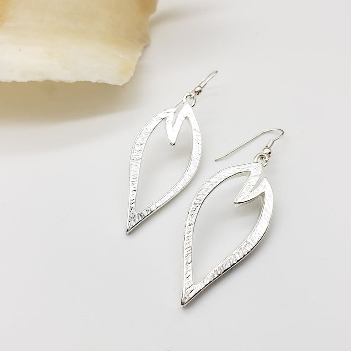Leaf Feather Earrings