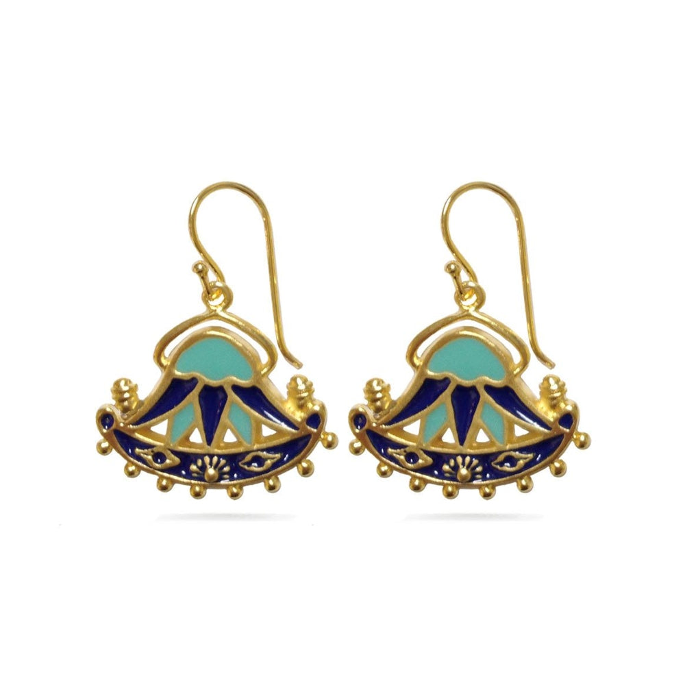 Egyptian Lotus Earrings