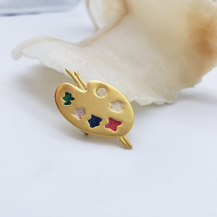 Painter's Palette Brooch