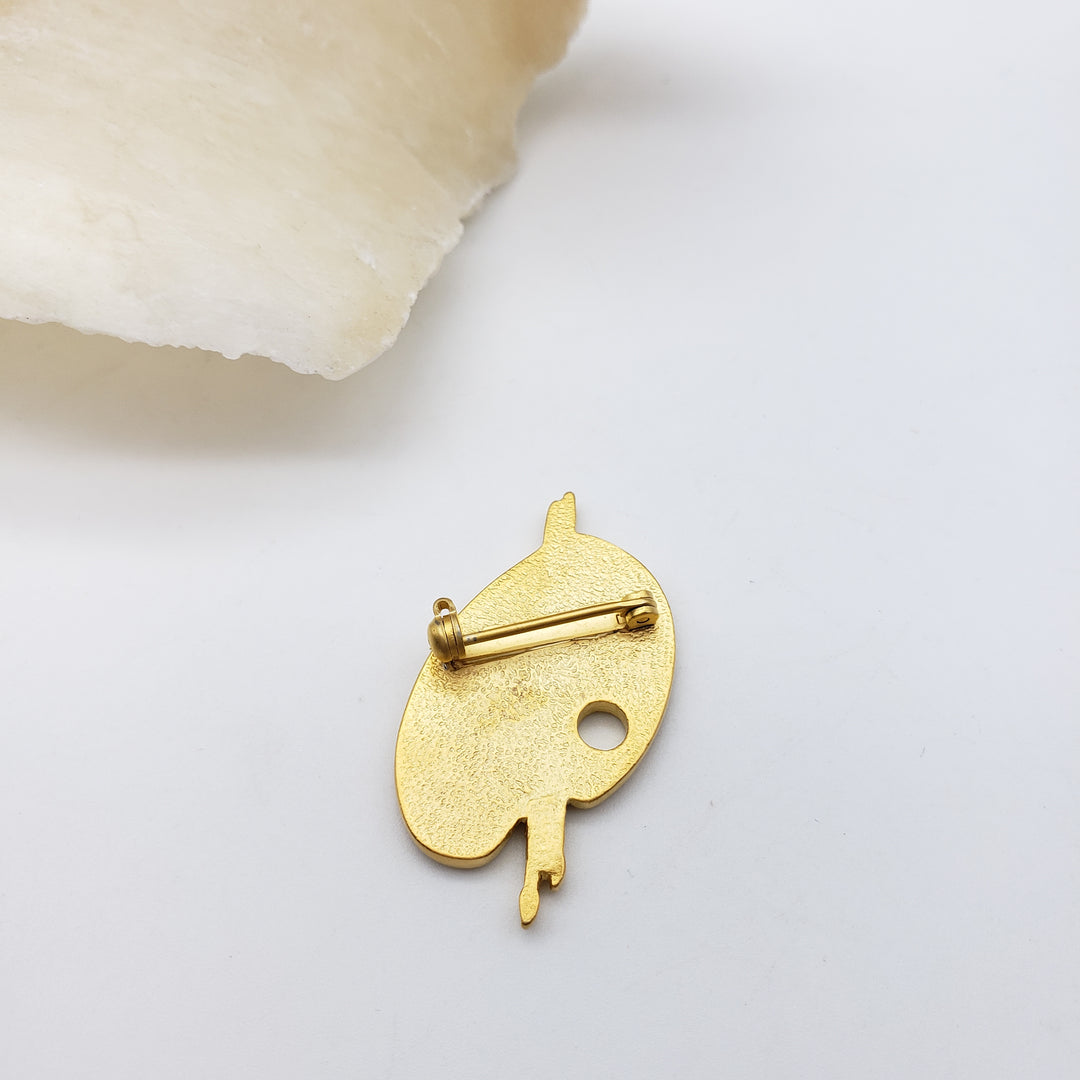 Painter's Palette Brooch
