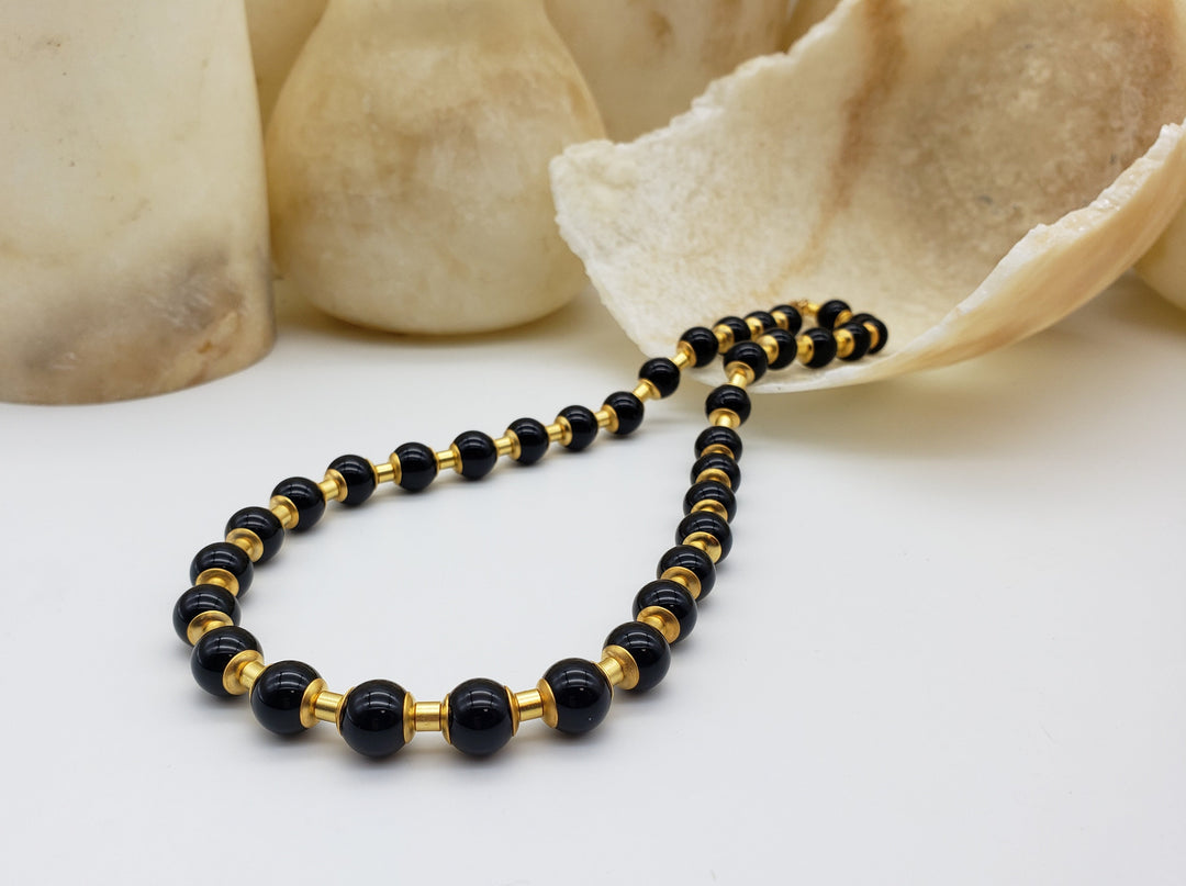 Middle Kingdom Black Onyx Necklace