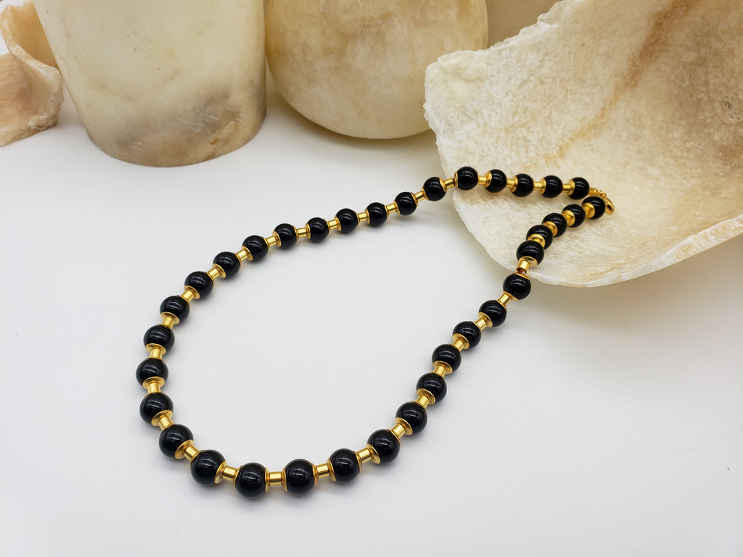 Middle Kingdom Black Onyx Necklace