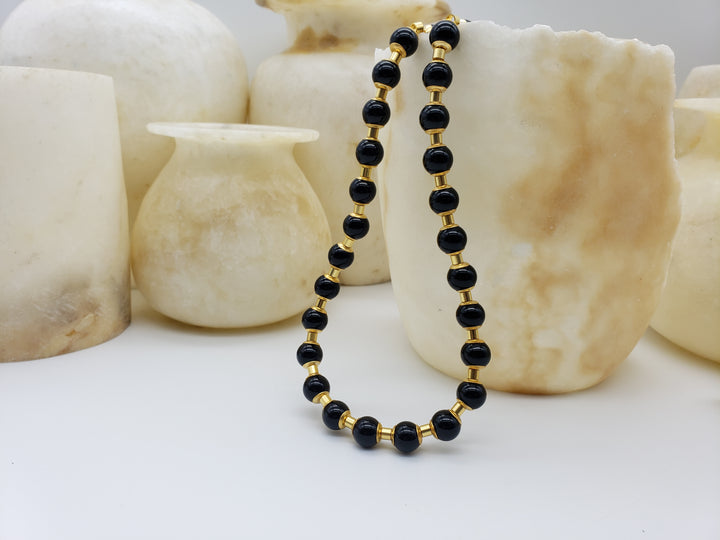 Middle Kingdom Black Onyx Necklace