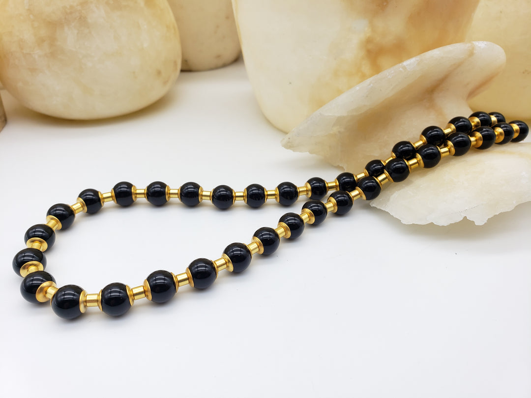 Middle Kingdom Black Onyx Necklace
