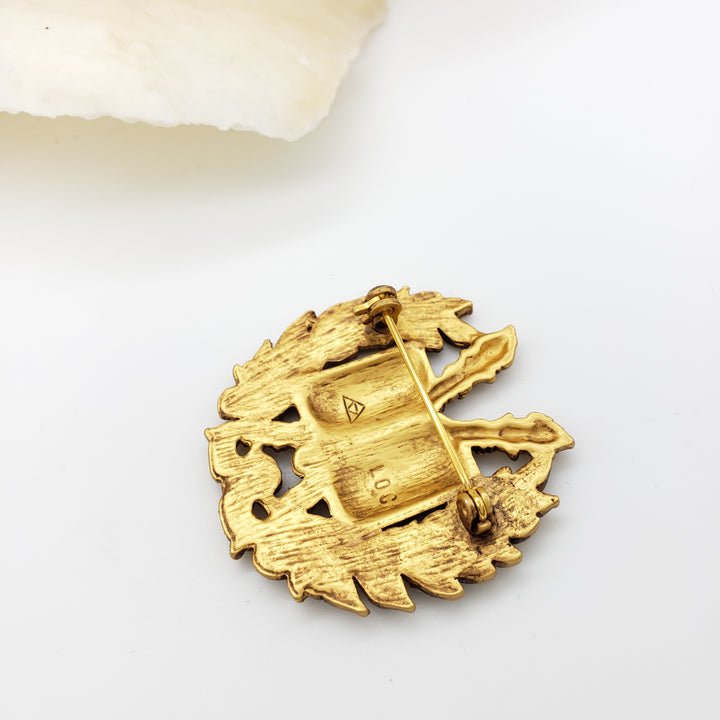 Symbol of Knowledge Brooch back
