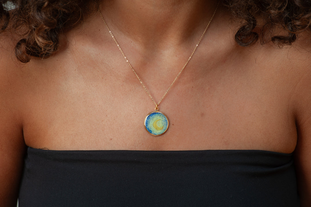 Van Gogh Starry Night Pendant