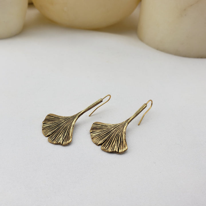 Ginkgo Leaf Earrings