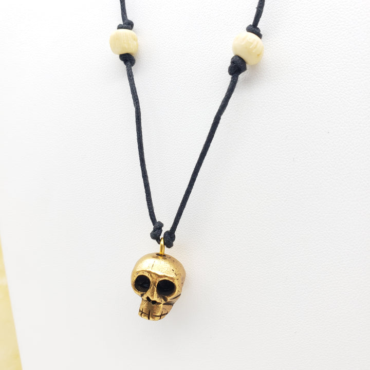 Skull & Bone Pendant Necklace