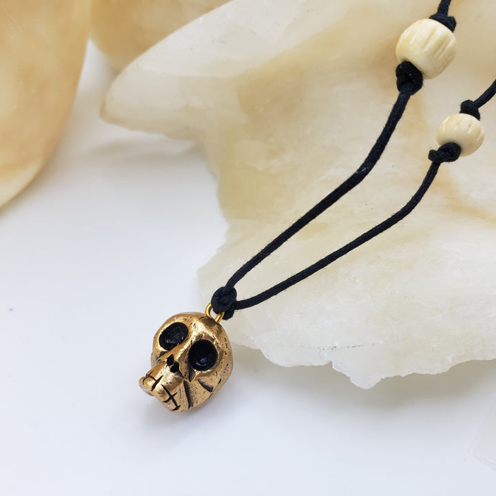 Skull & Bone Pendant Necklace