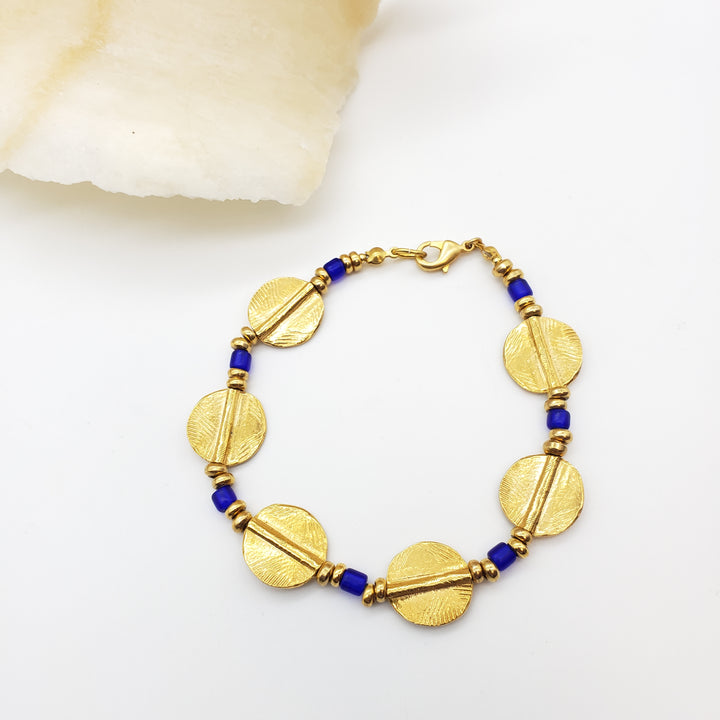 Akan Disc Bracelet