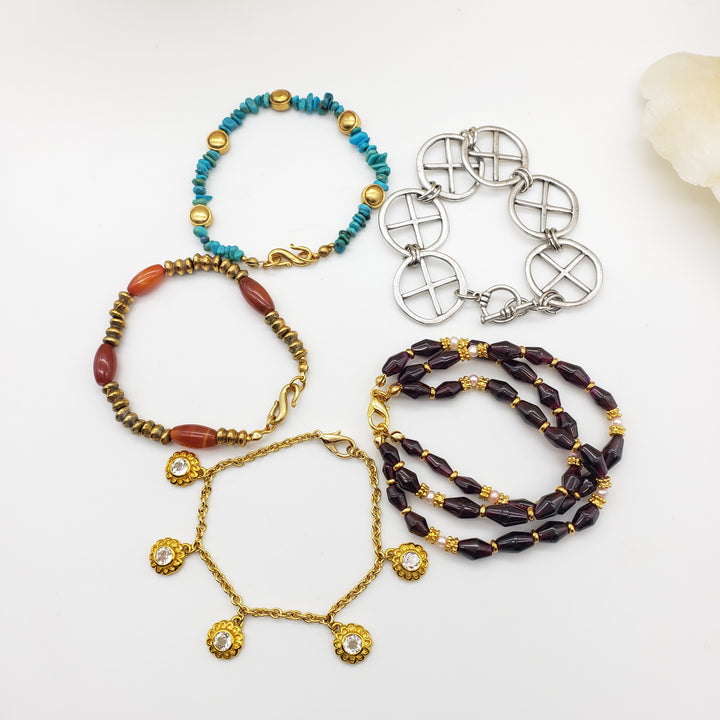 Assorted Bracelet Jewelry Gift Box - 5 Pieces