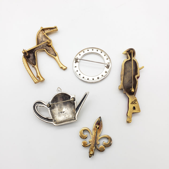 Assorted Brooch Jewelry Gift Box - 5 Pieces