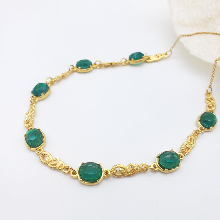 Tiffany Inspired 'Emerald' Nouveau Necklace