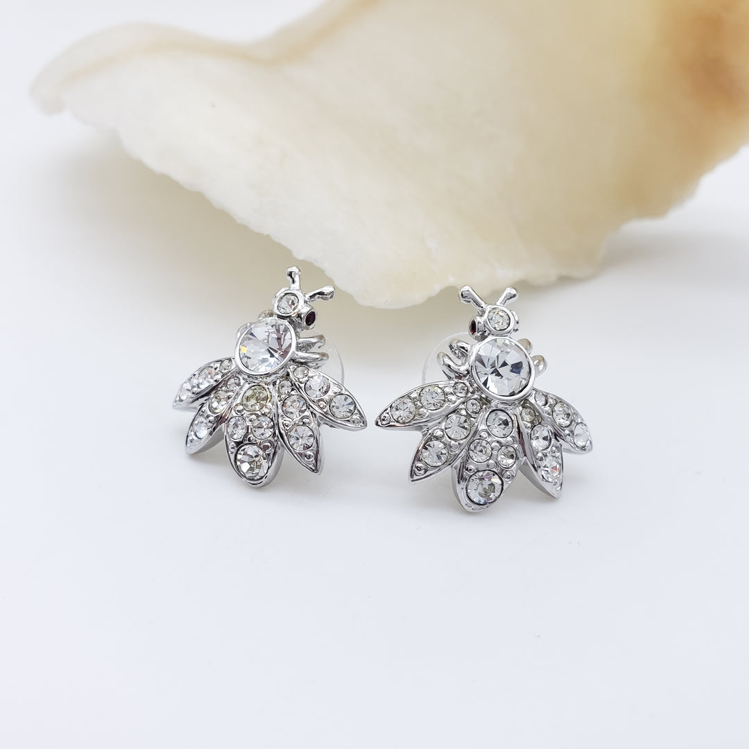 Jeweled Bee Earrings