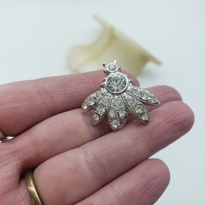 Jeweled Bee Lapel Pin