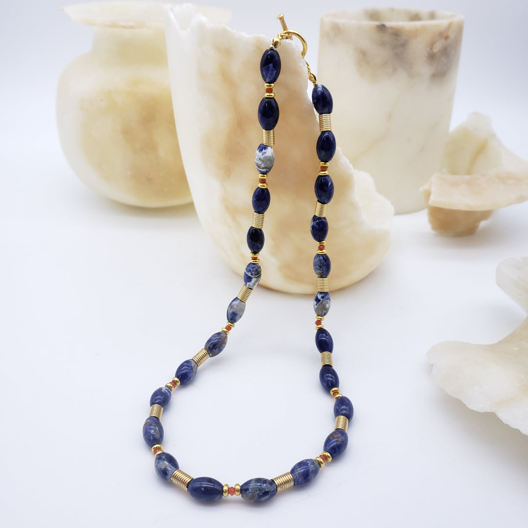 Mesopotamian Sodalite Necklace