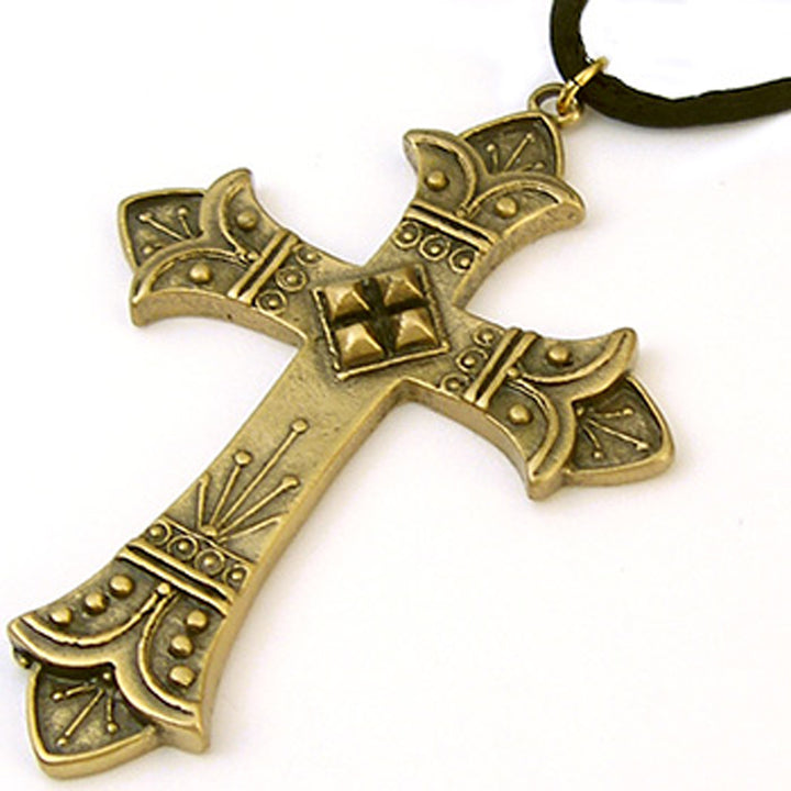 Crusader Cross Pendant Necklace