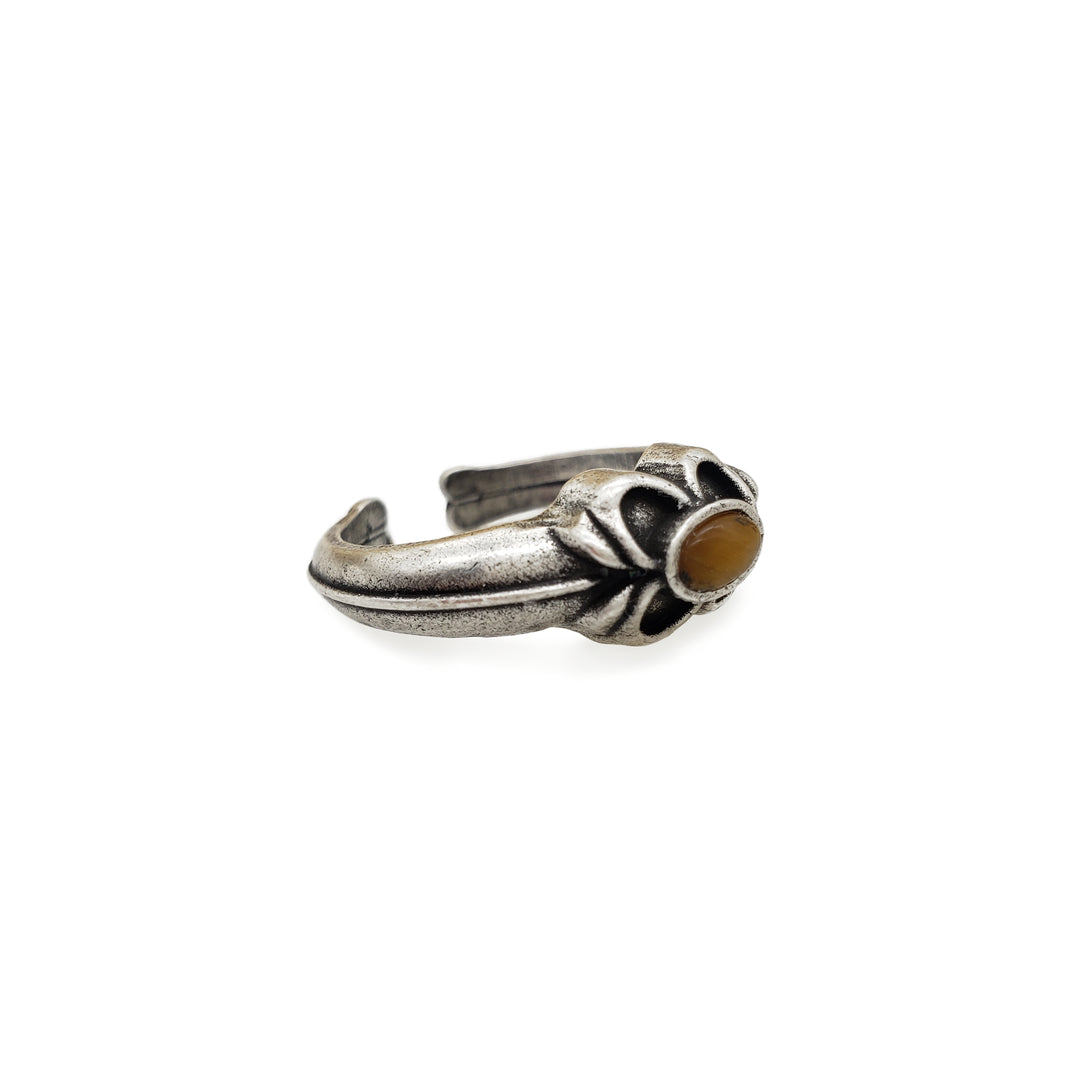 Tudor Eworth Tiger's Eye Ring - Adjustable