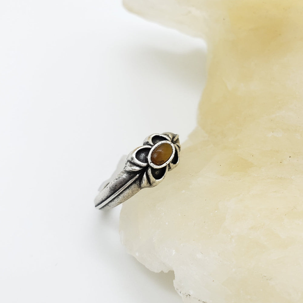 Tudor Eworth Tiger's Eye Ring - Adjustable