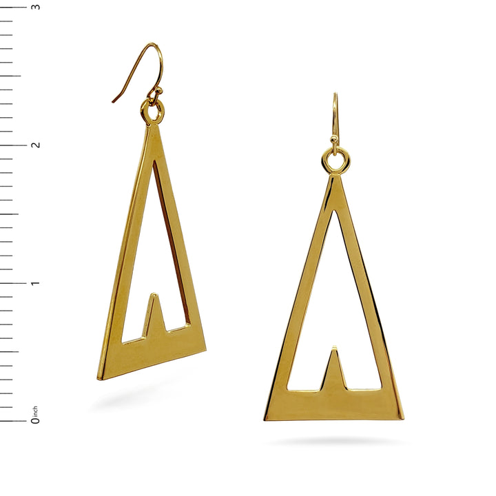 Egyptian Pyramid "Giving" Earrings