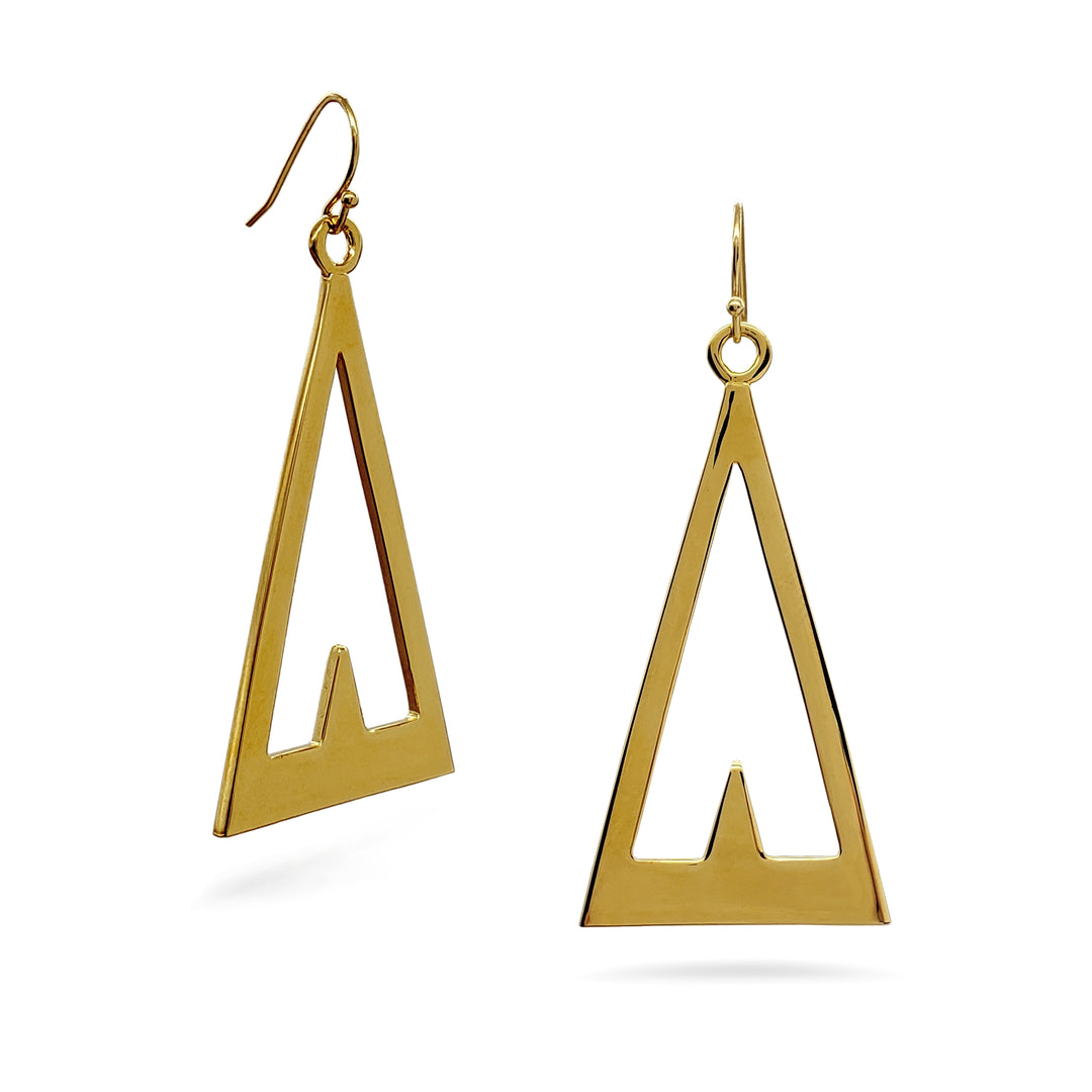 Egyptian Pyramid "Giving" Earrings