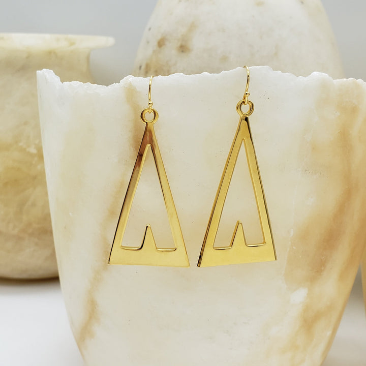 Egyptian Pyramid "Giving" Earrings