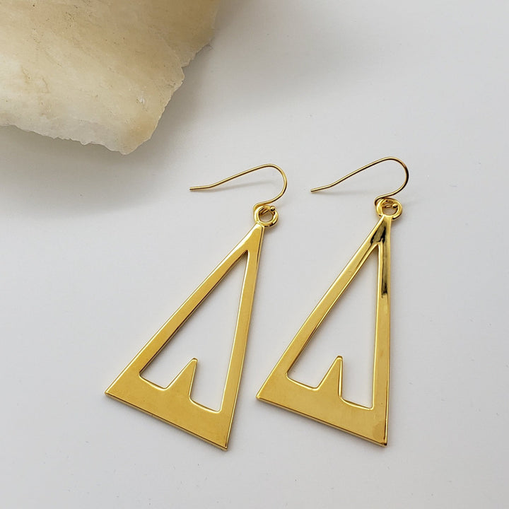 Egyptian Pyramid "Giving" Earrings