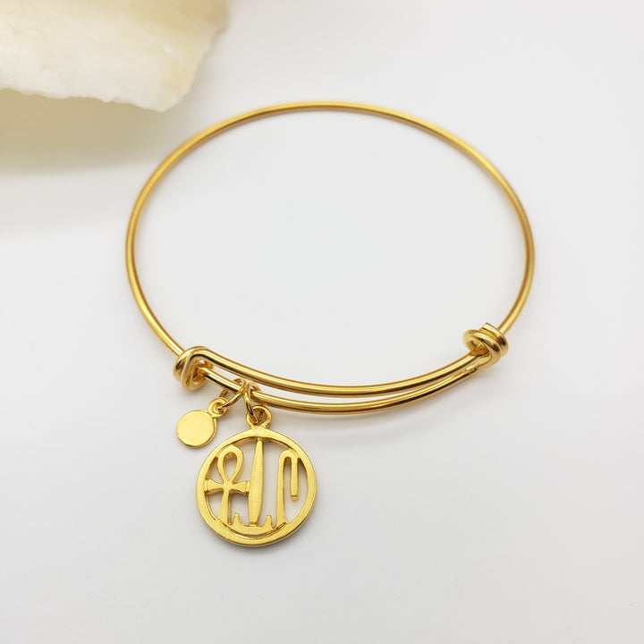 Egyptian Life, Health & Prosperity Flexible Charm Bracelet