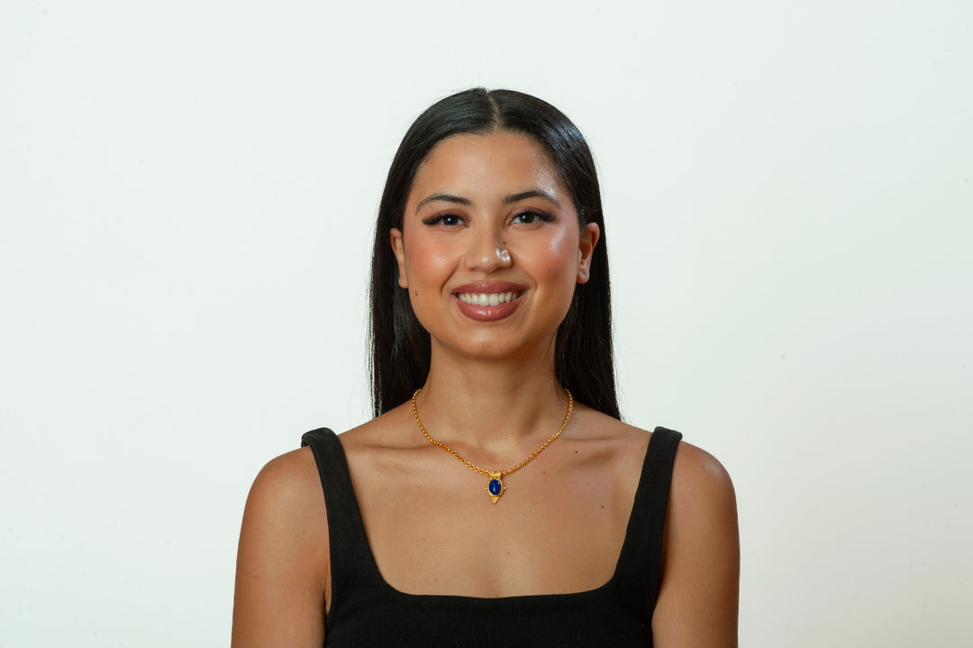 Lapis Egyptian Revival Pendant