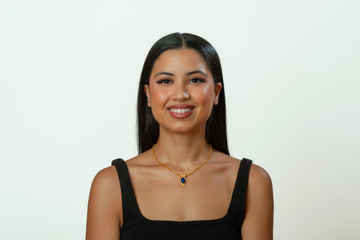 Lapis Egyptian Revival Pendant