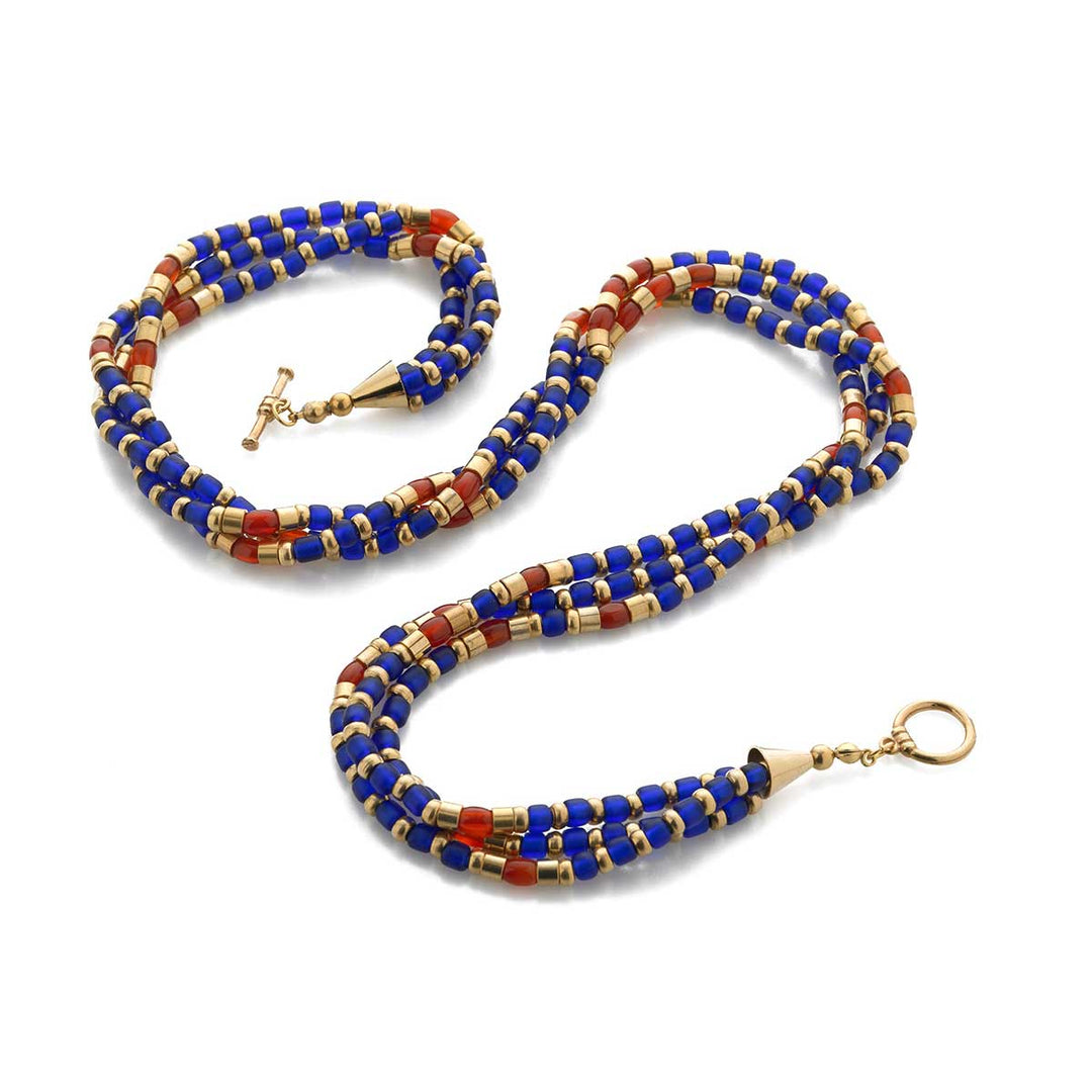 Thebes Triple Strand Necklace