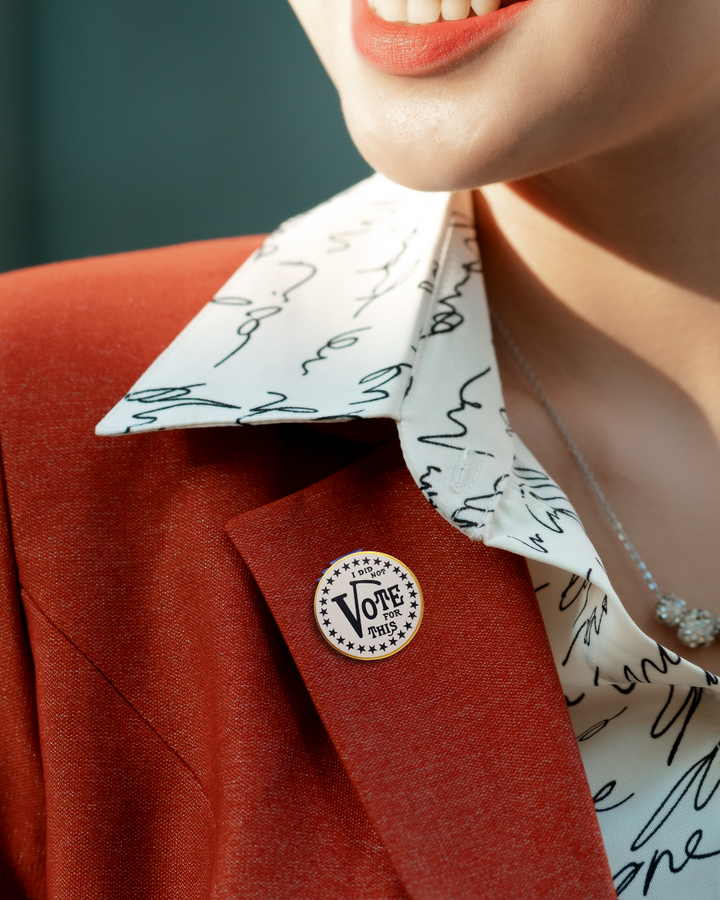 I Did Not Vote for This Lapel Pin