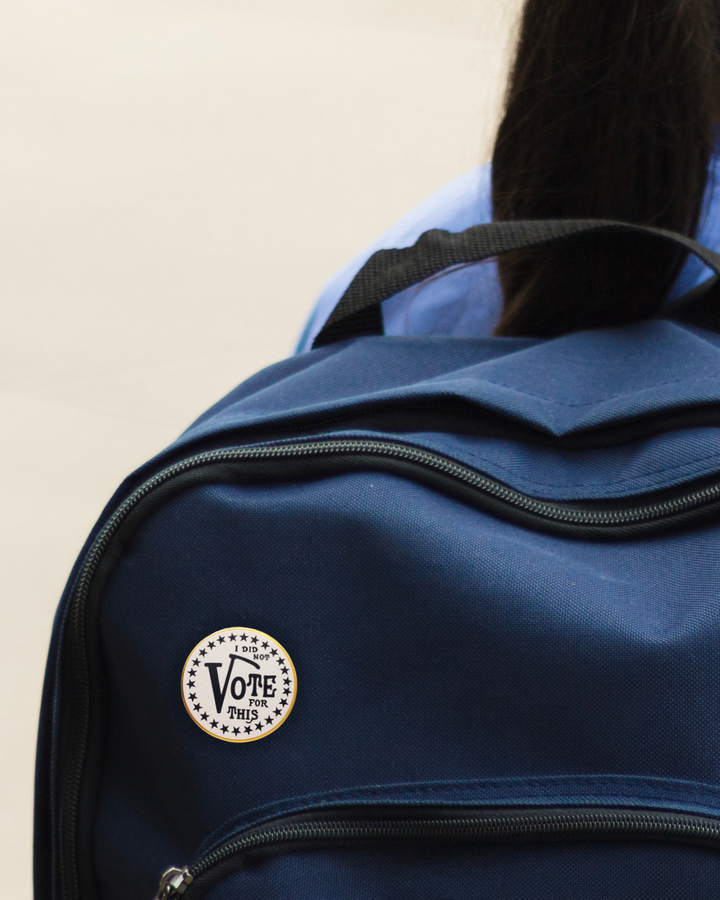 I Did Not Vote for This Lapel Pin