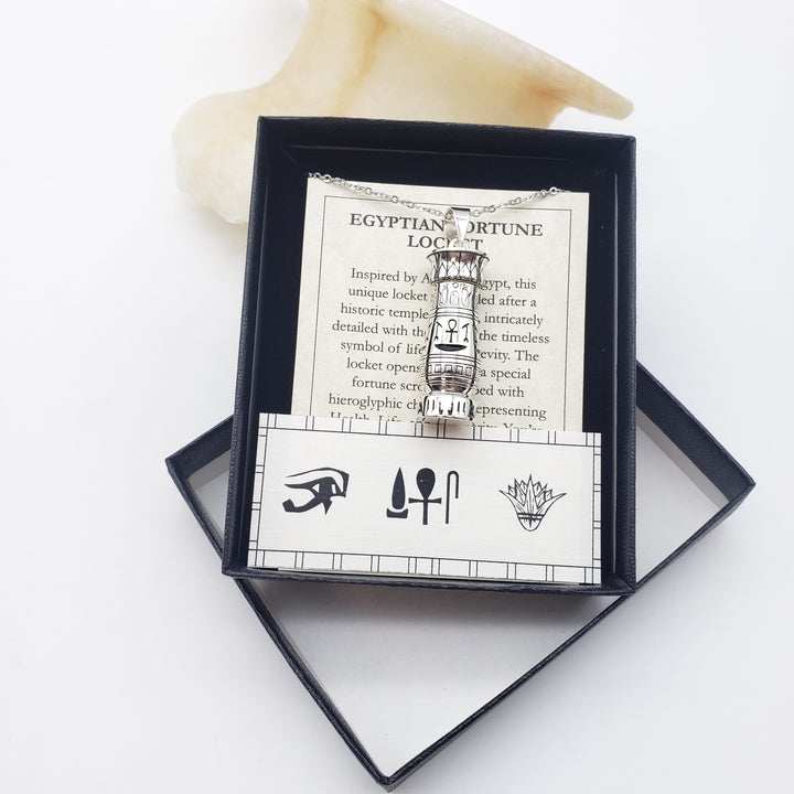 Egyptian Fortune Locket Necklace