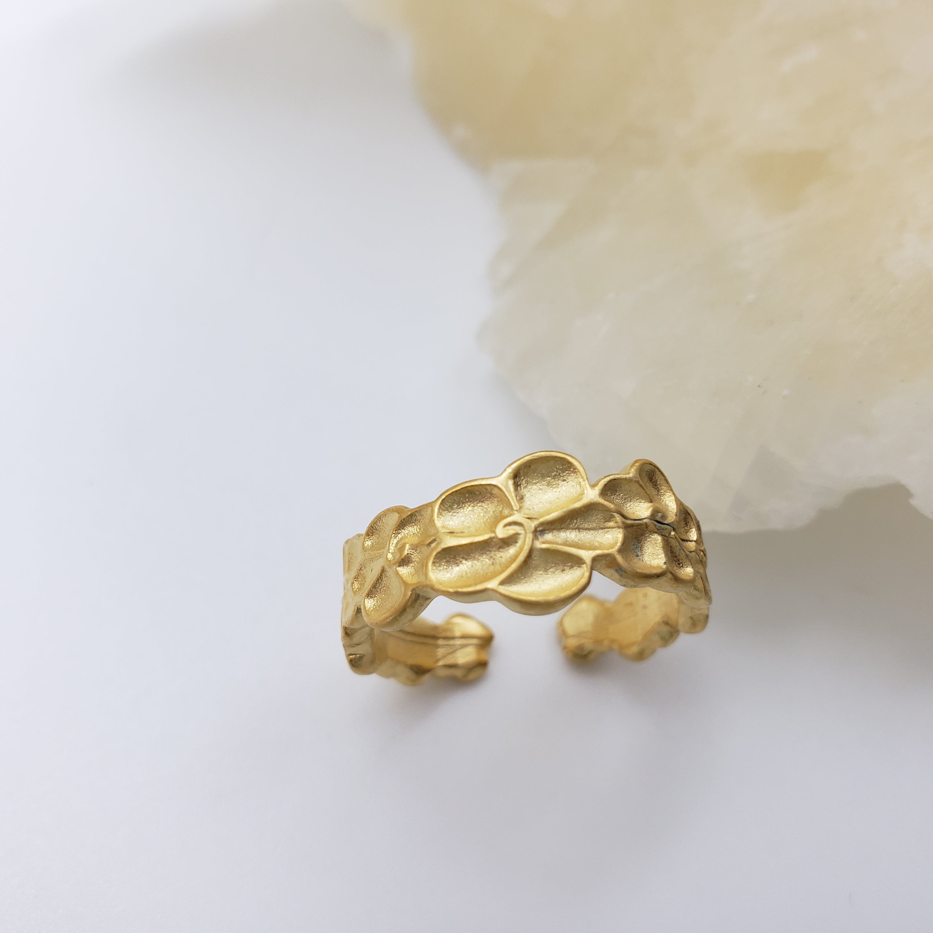 Asian Floral Ring, Adjustable – Museum Reproductions