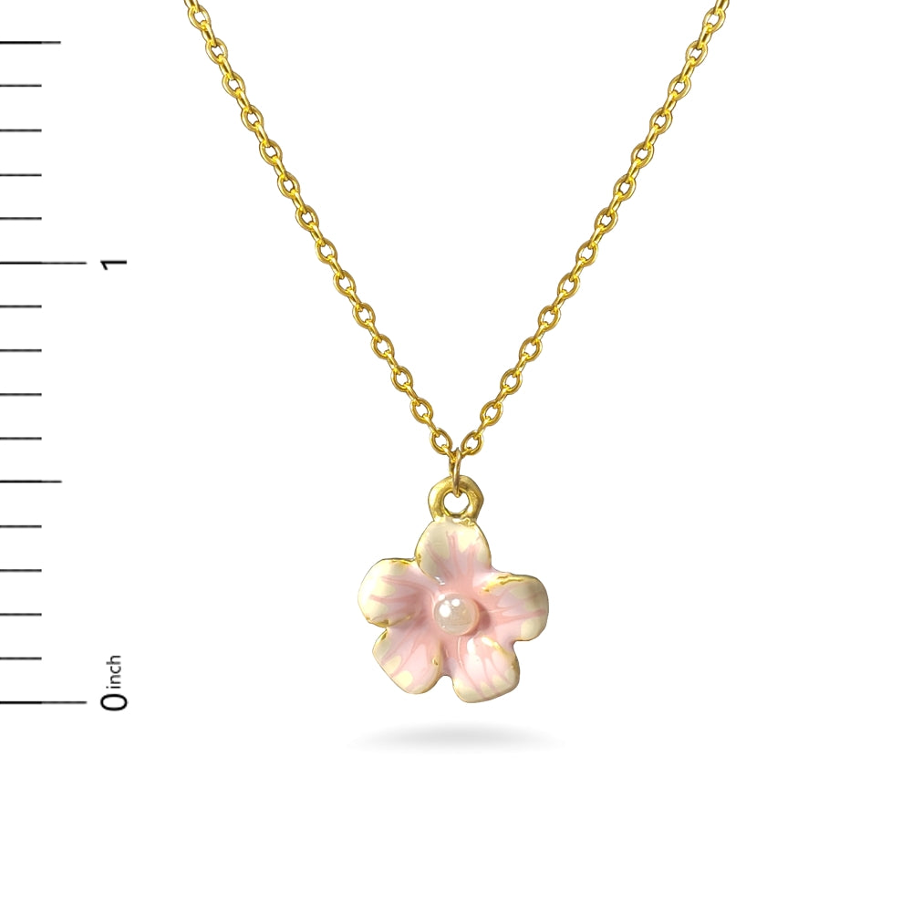 Cherry Blossom Pendant Necklace