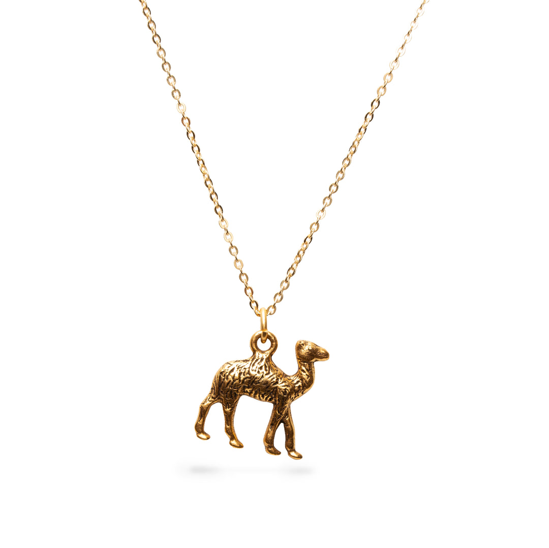 Egyptian Camel Pendant - Gold