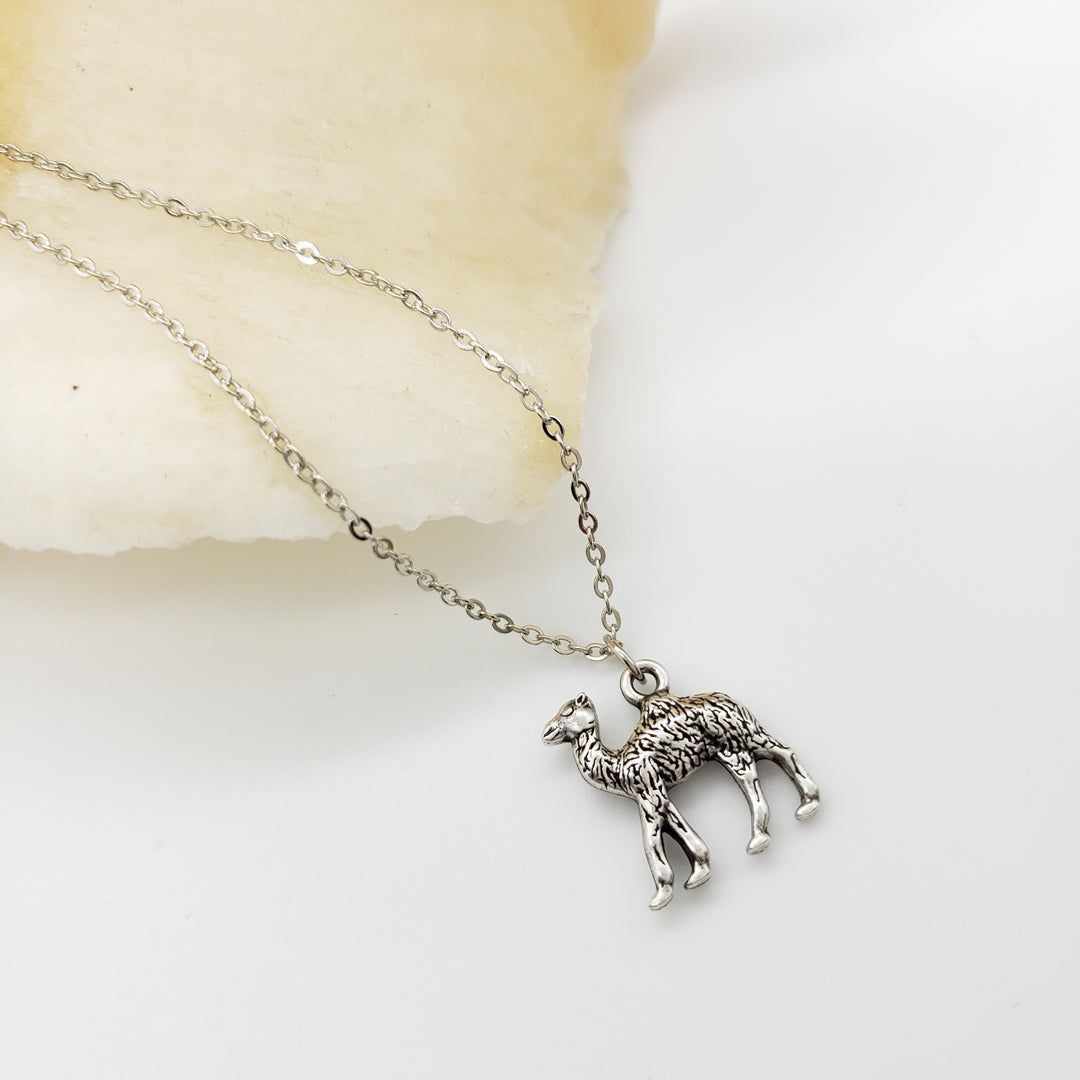 Egyptian Camel Pendant - Silver
