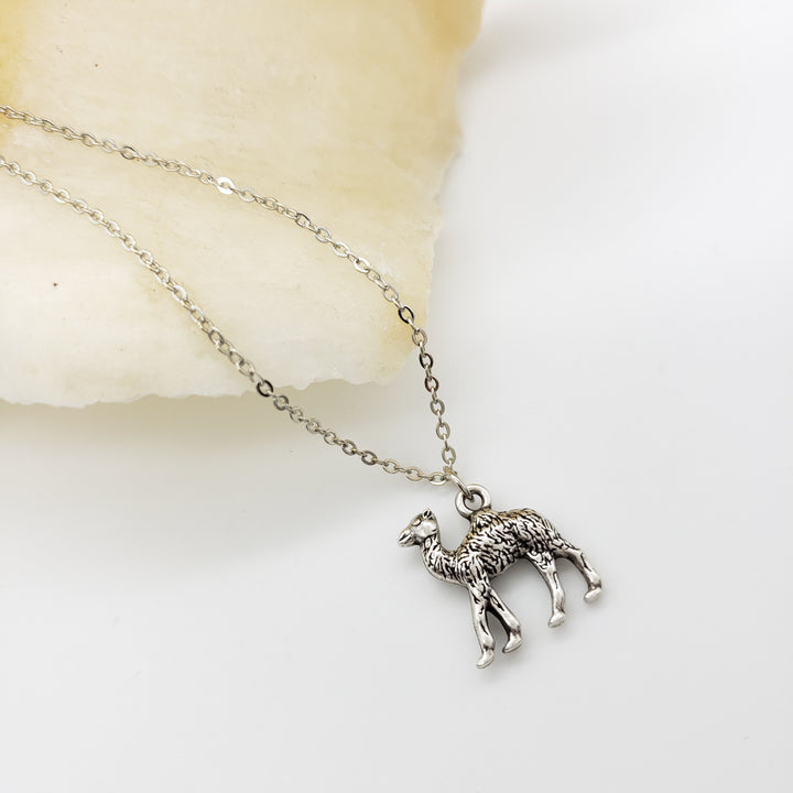 Egyptian Camel Pendant - Silver