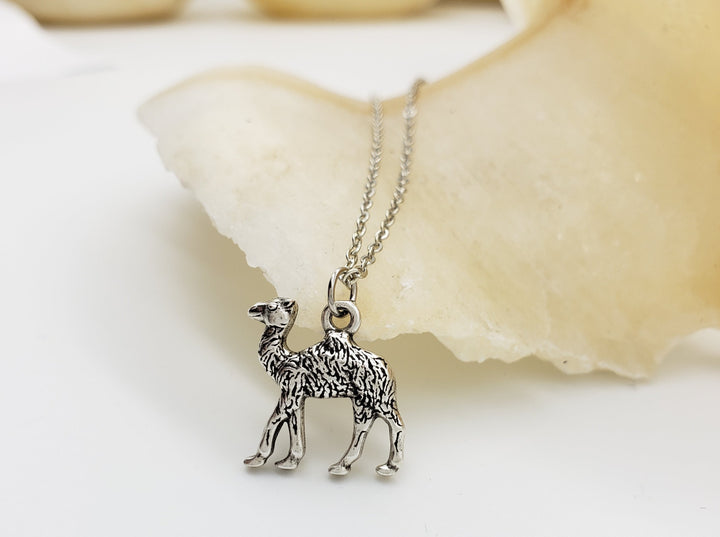 Egyptian Camel Pendant - Silver