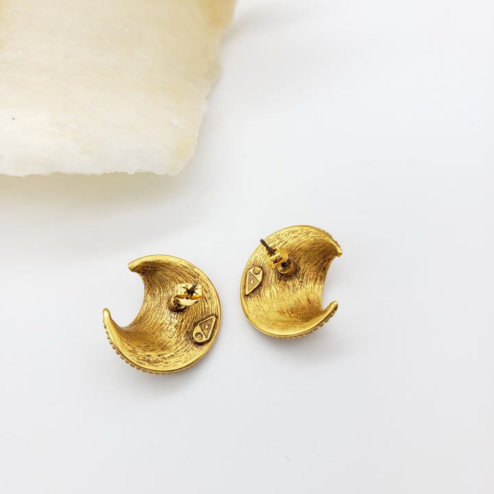 African Crescent Earrings