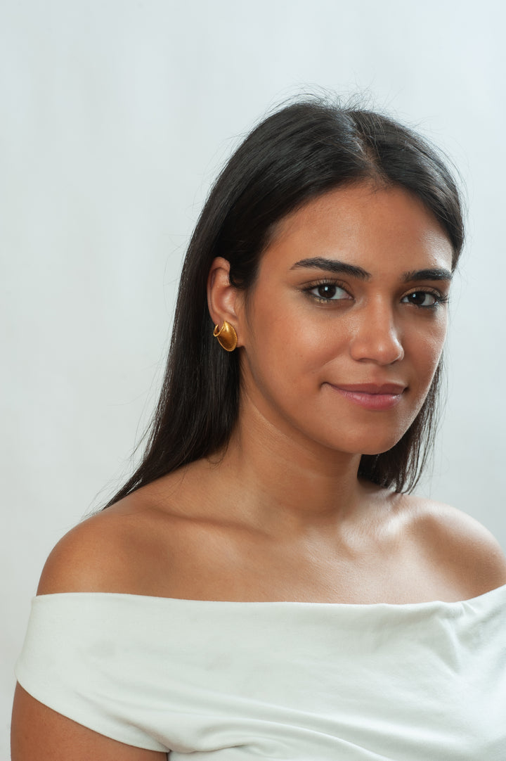 African Crescent Earrings
