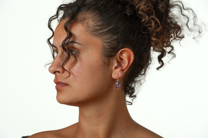 Amethyst Drop Earrings