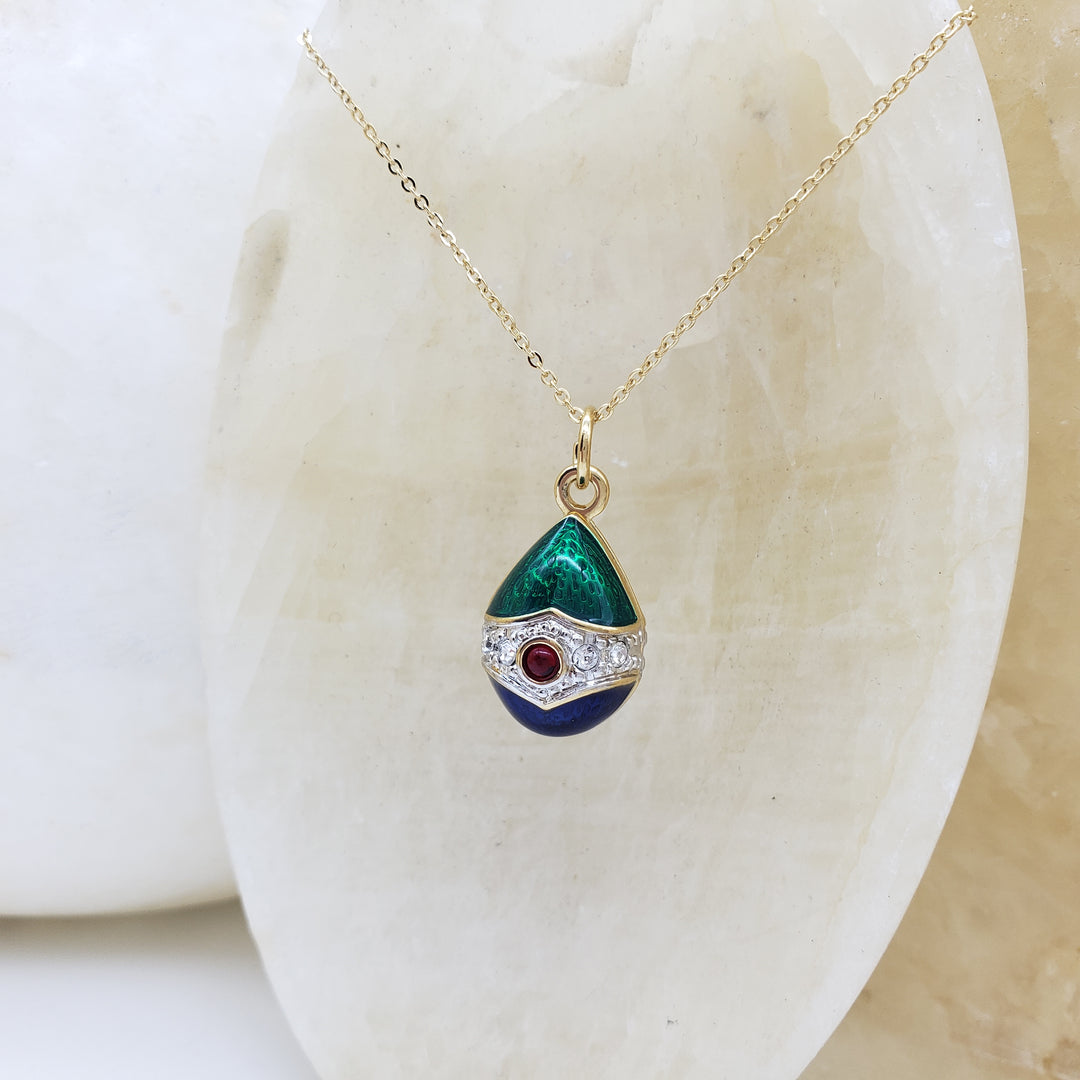 Imperial Fabergé Egg Pendant 