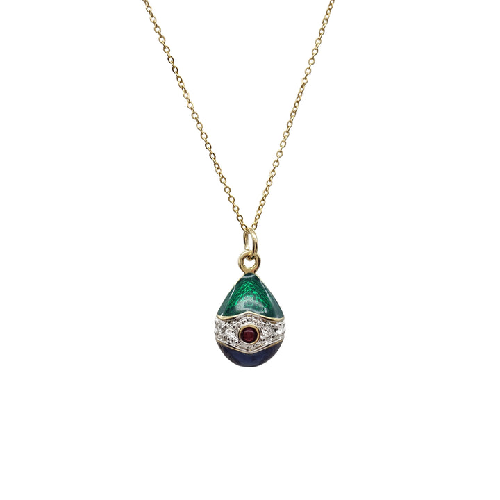 Imperial Fabergé Egg Pendant 